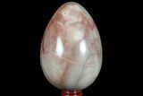 Polished Polychrome (Pictured) Jasper Egg - Madagascar #67759-1